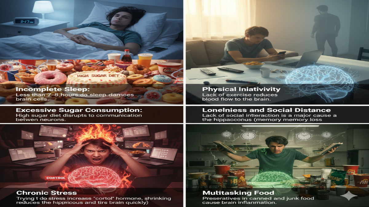 These 7 common habits are prematurely aging your brain