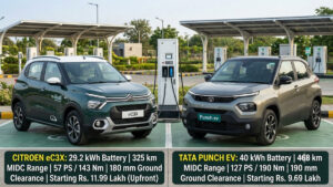 Citroen eC3X vs Tata Punch EV