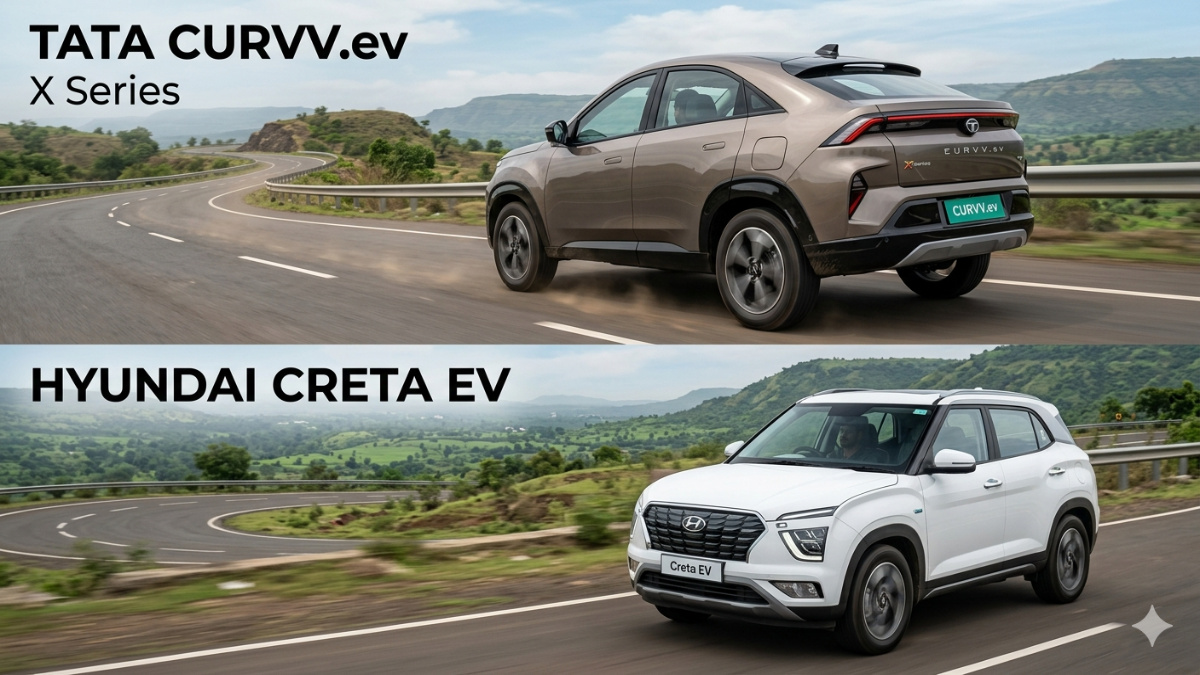 Tata Curvv.ev X Series vs Hyundai Creta EV