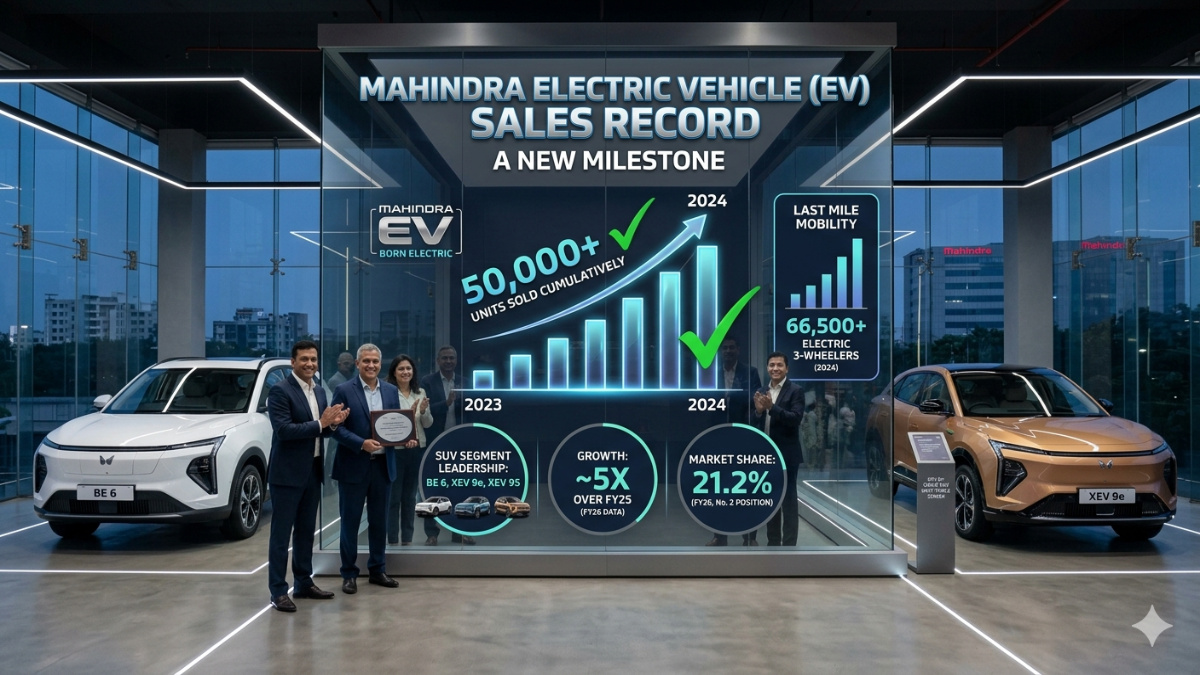 Mahindra EV Sales Record
