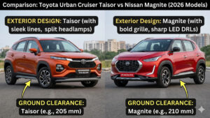 Toyota Taisor vs Nissan Magnite