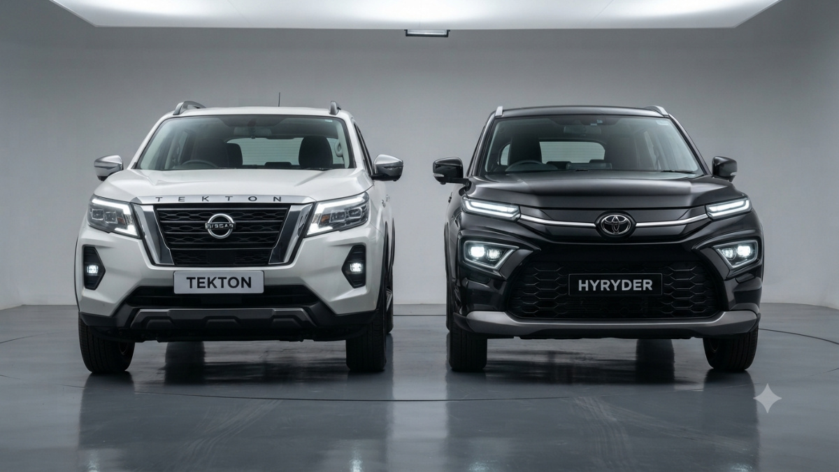 Nissan Tekton vs Toyota Hyryder Mileage