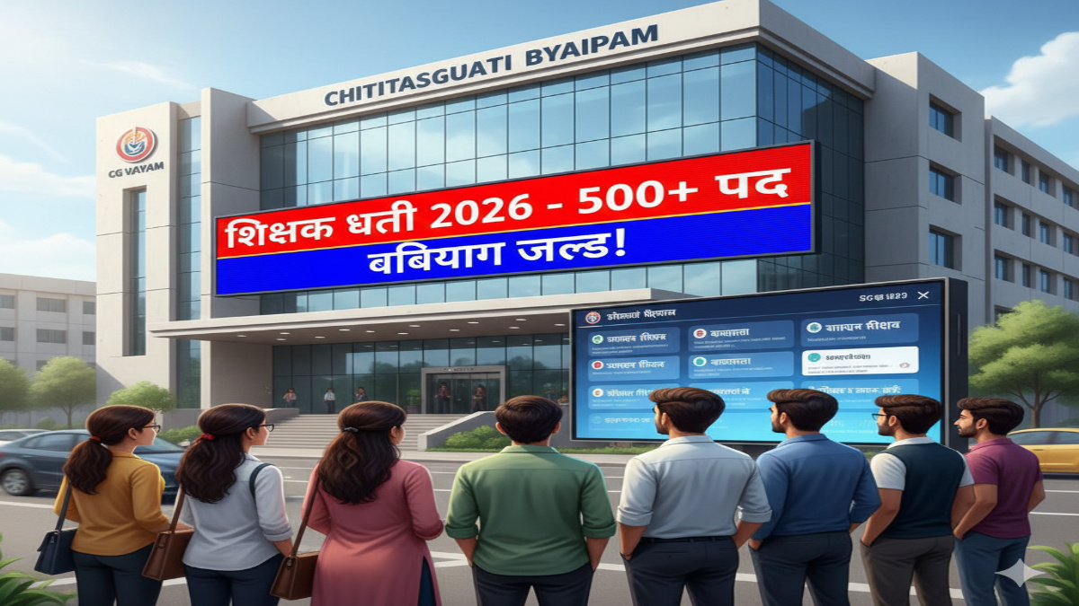 CG Teacher Recruitment 2026