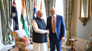 Historic meeting between PM Modi and Anthony Albanese