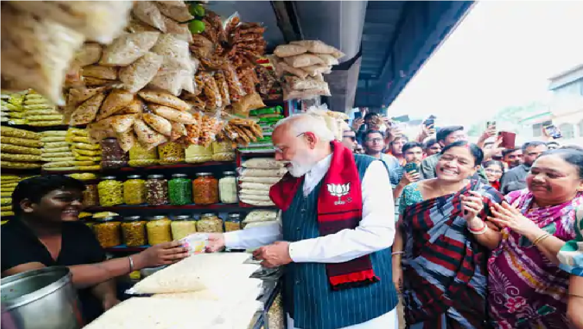 PM Modi Jhalmuri Video