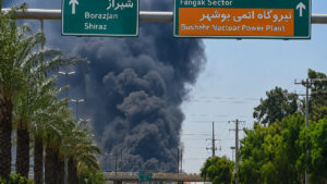 Iran shaken by explosions near Bushehr nuclear plant.
